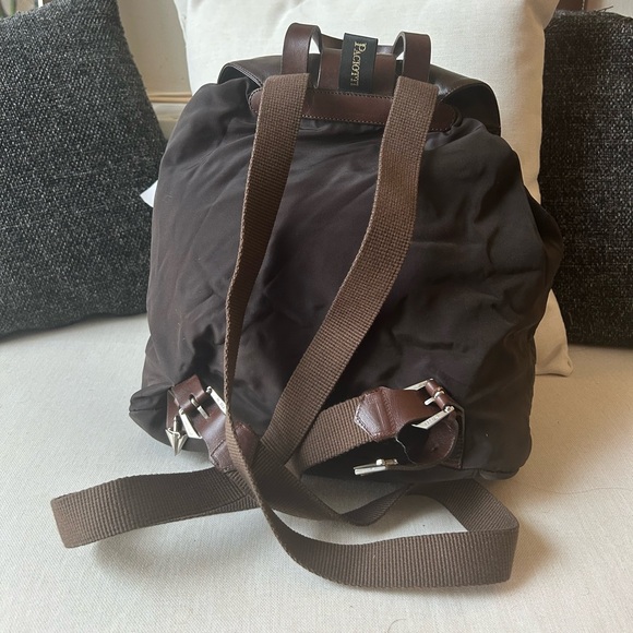 Cesare Paciotti Dagger Backpack Leather and Nylon - Picture 9 of 9